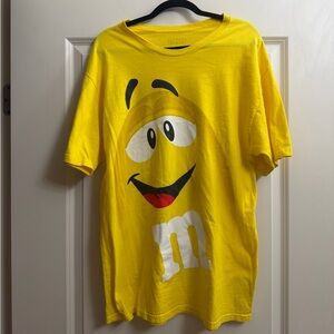 Yellow M&M's Cotton T-Shirt
